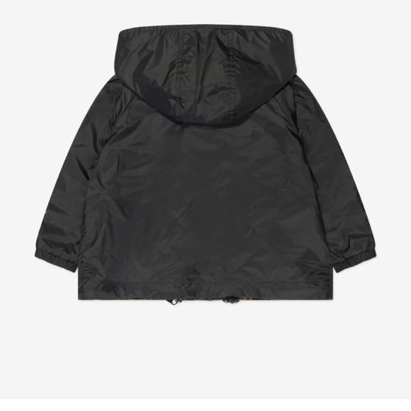Fendi x Kway Reversible Kids Nylon Bomber with Hood - Picture 3 of 10